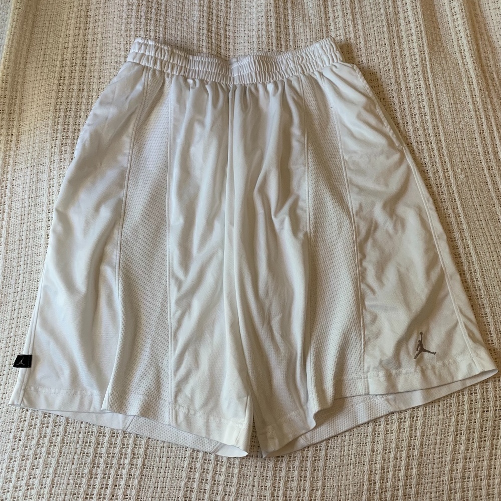 Jordan White Athletic Shorts
